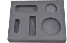 Graphite Casting Ingot Mold Metal Refining Scrap Bar Coin Combo 1/4 1/2 1 Oz (1)