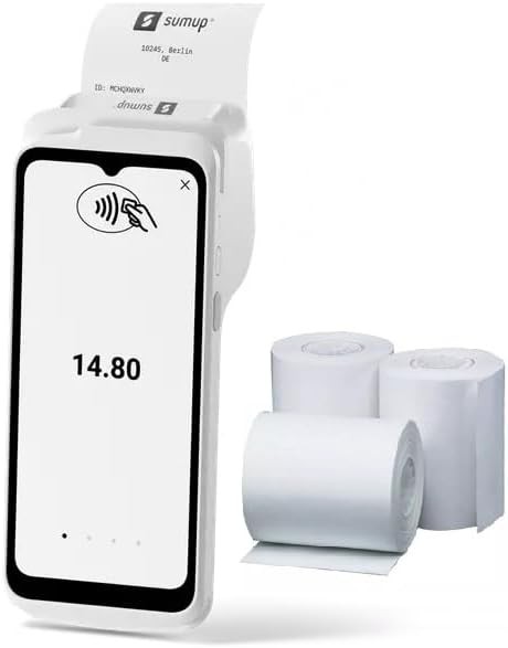Replacement Receipt Paper Rolls for SumUp Terminal Device, 20 Rolls