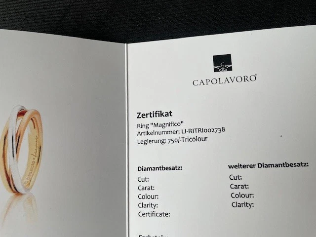Capolavoro Ring 3 color, 18 karat - Bild 4 von 4