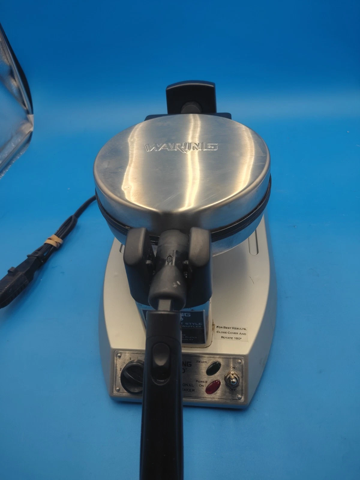 Waring Pro WMK300A Belgian Waffle Maker - Silver No Dip Try