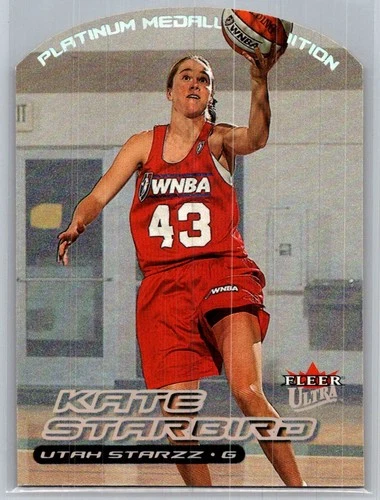 2000 Ultra WNBA Platinum Medallion #43P Kate Starbird 44/50 - VG - Starzz