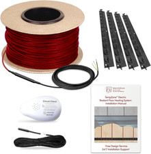 Heated Floor Cable   60 Sq. Ft. 120V Electric Radiant Floor Heating System for B
