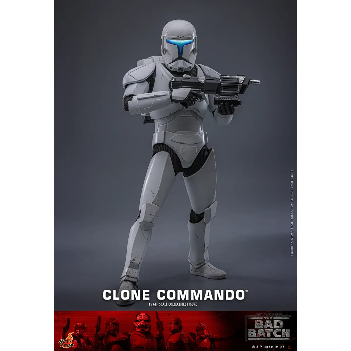 Clone Commando Hot Toys Star Wars The Bad Batch TMS131 figurine 1/6 articulée