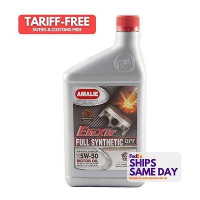 1 qt Amalie AMA75716-56 5W50 Synthetic Motor Oil Pack of 1 Performance Parts