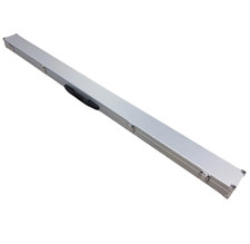 Hard Silver Cue Case for a 3/4 Joined Pool / Snooker Cue with Corner Protection