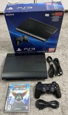 PlayStation 3 PS3 Super Slim 250GB Console + Controller & Box