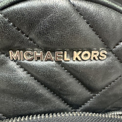 MICHAEL KORS Black Backpack Abbey Medium Quilted Leather - Read Description - Picture 2 of 23