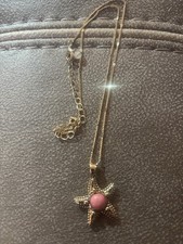 Sealife Blue Starfish Pendant Necklace