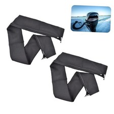 48-Inch Trolling Motor Cable Sleeve, Black Zippered Rigging Organizer and 1