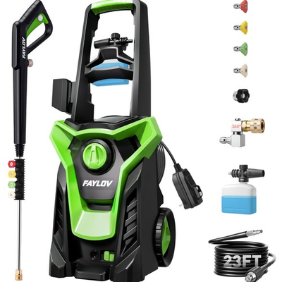 #ad Pressure Washer Power Washer with GFCI Safety Plug amp; No Bend 360° Nozzle 1.... $171.91