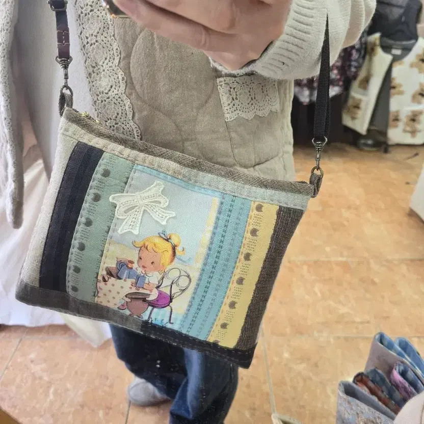 Handmade Patchwork Crossbody Bag - Unique Design - image 3