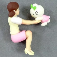 Trading figure Anyo's Hello Kitty "Fuchiko in the cup and GOTOCHI KITTY"