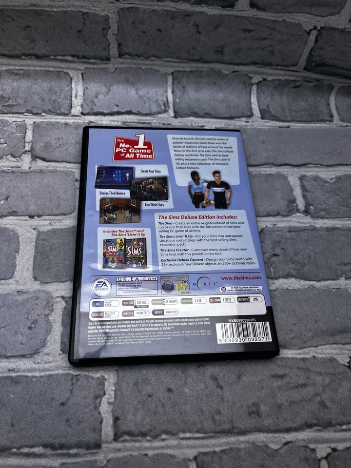 The Sims Deluxe Edition PC Gioco Completo in Italiano Come Nuovo! Raro Vintage - Immagine 3 di 4