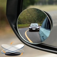 Blind Spot Mirrors 4 Pack  HD Frameless Convex Mirrors for Wide Angle Side