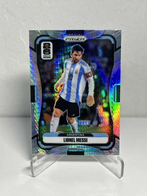 Lionel Messi 2026 Panini Prizm FIFA World Cup Hyper  Silver Prizm #10 Argentina
