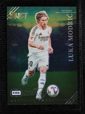 2024-25 Panini Select FIFA Artistic Impressions Luka Modric #17 0i7g