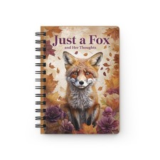 Whimsical Fox Journal, Nature Lover Notebook, Creative Writing, Fall Journal