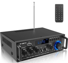 Amplifier Home Audio Stereo Receivers with Bluetooth 5.0,Max 800W,2.0 Channel