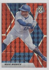 2021 Panini Mosaic Red Mosaic Prizm Max Muncy #28 1c7
