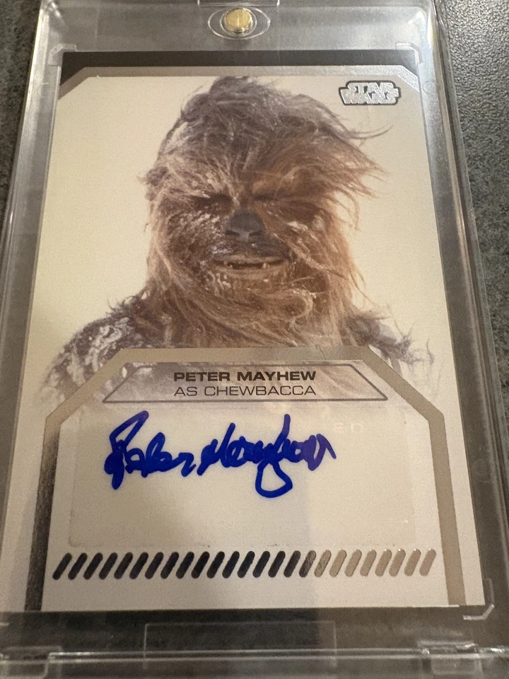 2012 Topps Star Wars Galactic Files Autographs Peter Mayhew as Chewbacca - Image 3 of 4