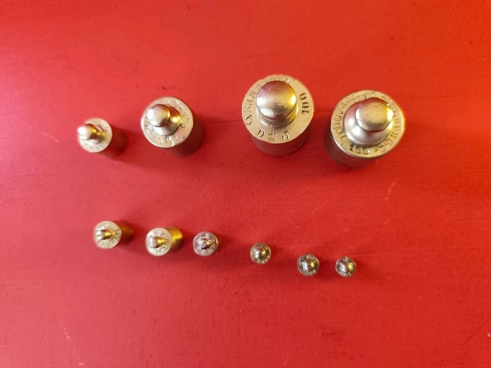 boite 10 poids laiton 2x100grs a 1grs - Photo 2/4