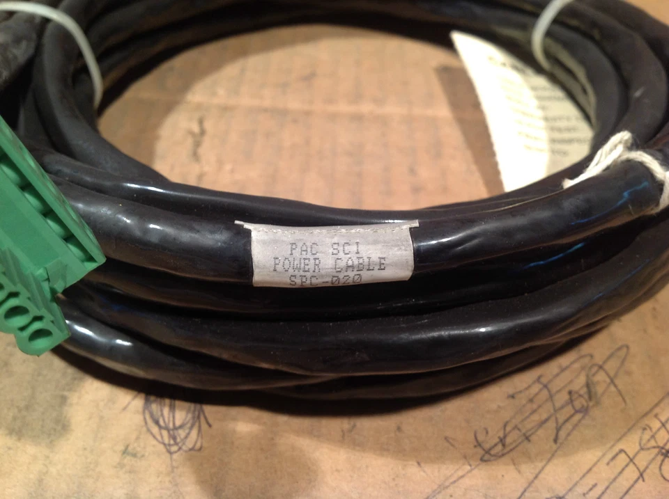 Pacific Scientific 20' PAC SC1 Power Cable SPC-020 Bendix MS3116F 14-5S Plug - Image 3 of 4