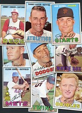 1967 TOPPS BASEBALL SET BREAK #'s 100 - 199  MOST EXMT+ NM  PICK YOUR CARDS
