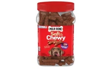 Milk-Bone Soft And Chewy Dog Treats, Beef And Filet Mignon Recipe, 25 Ounce...