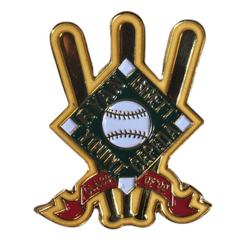 VINTAGE 1999 BASEBALL HALL OF FAME INDUCTEE PIN BUTTON RYAN BRETT YOUNT CEPEDA 1 - Picture 1 of 1