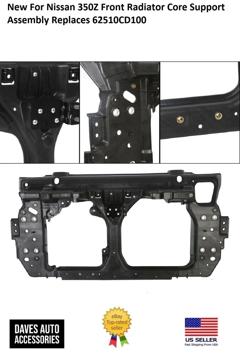 New For Nissan 350Z Front Radiator Core Support Assembly Replaces