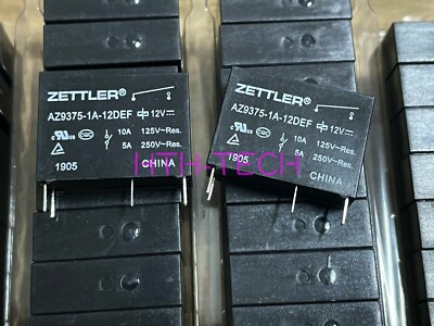 New AZ9375-1A-12DEF Power Relay 10A 250VAC 4 Pins x 10pcs #F4