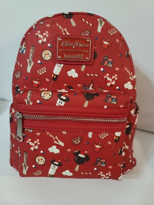 Disney Parks 2021 Loungefly Christmas Holiday Treats Snacks Backpack NEW PHOTOS: Holiday Snacks Loungefly Mini Backpack Debuts at  main image 4