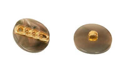 Set of 4 Plastic Round Buttons with Sewing Stem mm.23 x 23 x 10 mm Articol