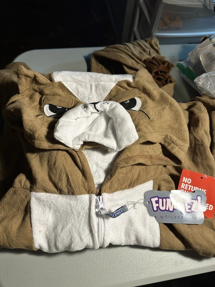 FUNZIEZ Bulldog- 棕色 中号 Silver Lilly 出品 — 第 3/3 张图片