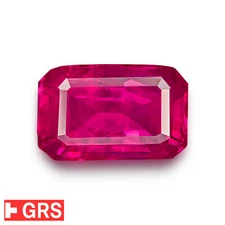 GRS Certified MOGOK BURMA Ruby 2.14 Ct. Natural Untreated Pinkish Red IMPORTANT