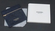 NEW Chanel Beaute Authentic Trousse Clutch Travel Pouch Makeup Blue Bag Limited