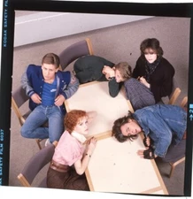 Breakfast Club Molly Ringwald Ally Sheedy Judd Nelson Cast Original Transparency