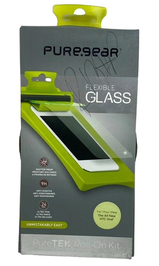PureGear Puretek - Roll-On Protector Shield Kit for HTC One, Flexible Glass - Image 2 of 4