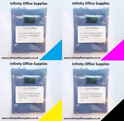 Drum Reset Chip IUP23 for the Konica Minolta Bizhub C3100P, C3110 Colour Printer