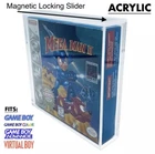 UV RESISTANT NINTENDO GAME BOY GBC GBA Video Game Hard Acrylic Case Magnet Locks