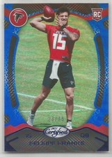 2021 Panini Certified Football Feleipe Franks Rookie #195 Blue Parallel 23/75
