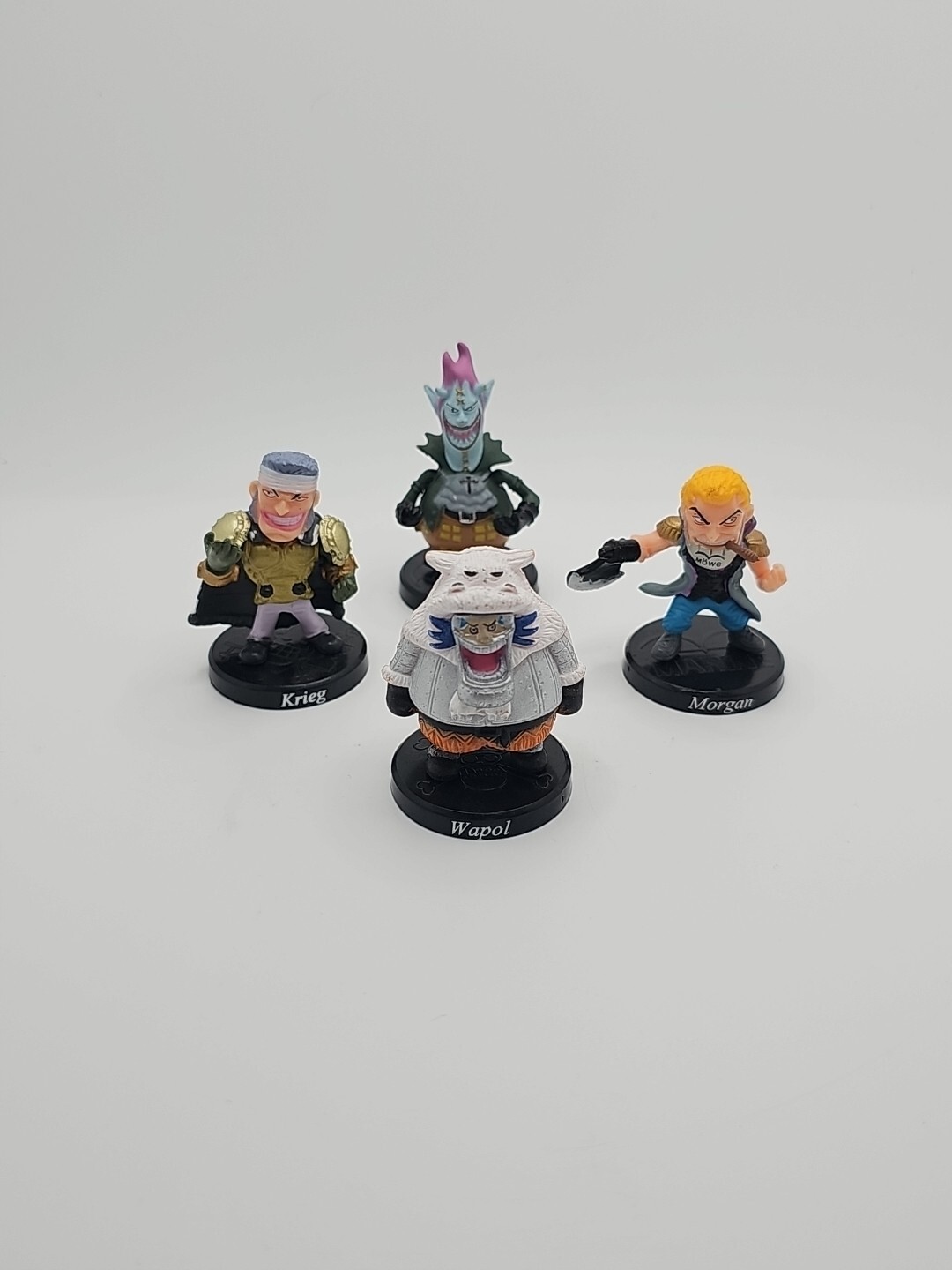  One Piece   Moriab, Krieg, Morgan, Wapol. 2 In  Mini Figures Bundle Of 4