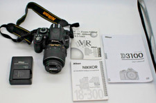 NIKON D3100 DIGITAL CAMERA W/ BATTERY  CHARGER  18-55MM LENS FULLY FUNCTIONAL