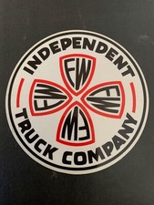Independent Truck Skate Sticker,  42, 9m round, , FK'N WIDE, See Description