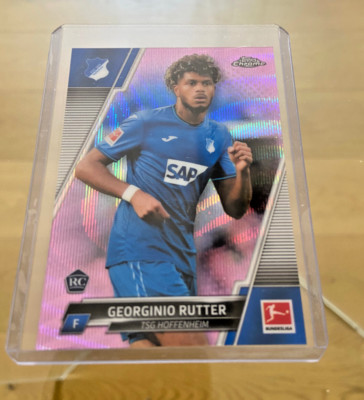 TOPPS Chrome 21/22 BL  GEORGINO RUTTER  Nr. 53  Karte 57/75! in TOPLOADER