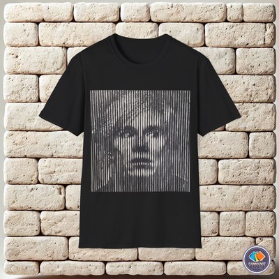 Andy Warhall Gray Portrait Unisex T-Shirt