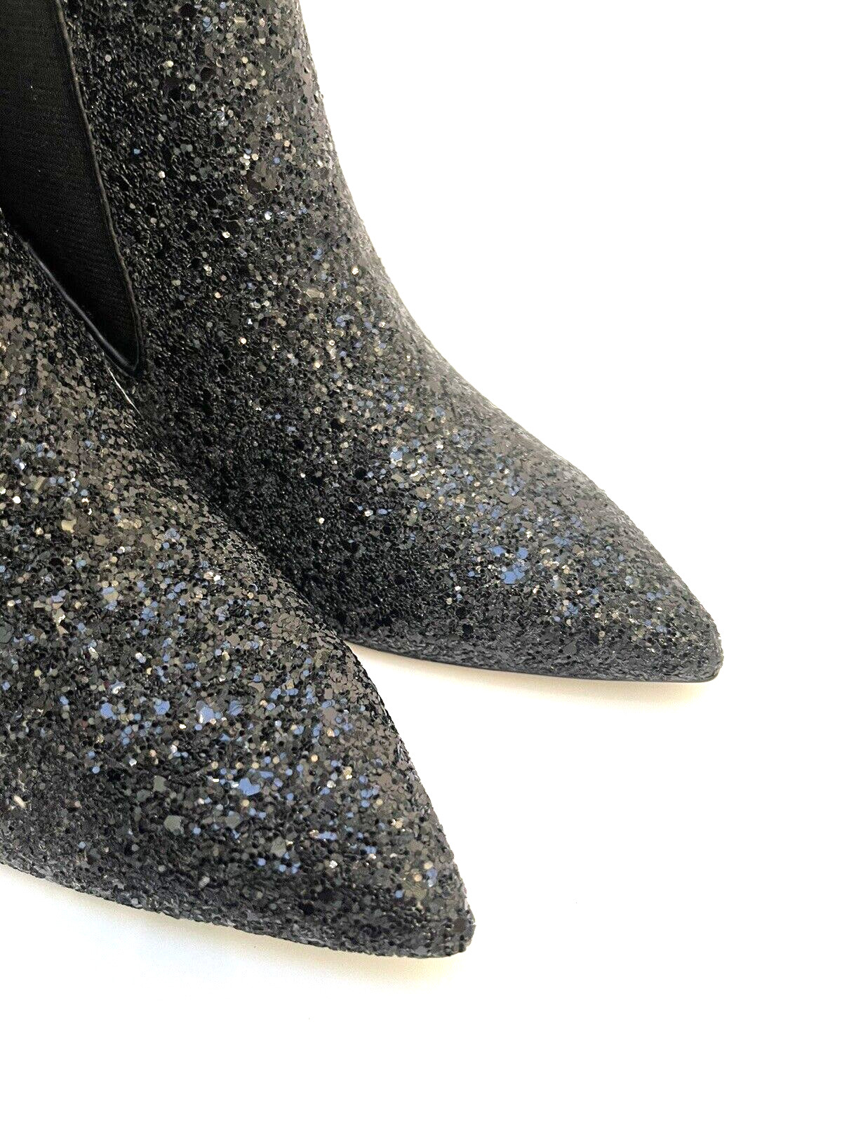 Zara Black Glitter High Heel Ankle Boots UK5 EUR38 US7.5 Ref 7130 101 image 8