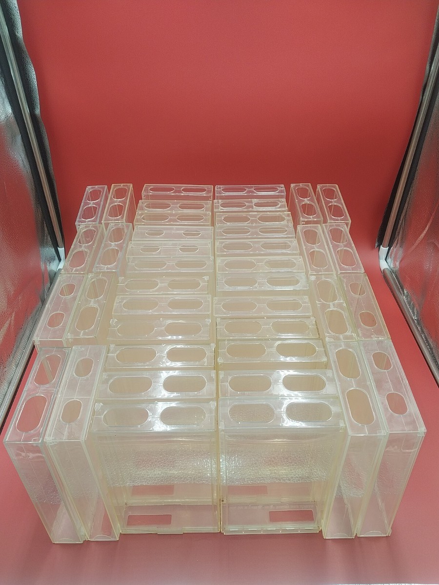 Clear VHS Bottom Load Plastic Cases – Protective Sleeves for