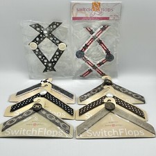 Lot Of 8 Lindsay Phillips SWITCHFLOPS Interchangeable Sandal Straps S/M/L /cb