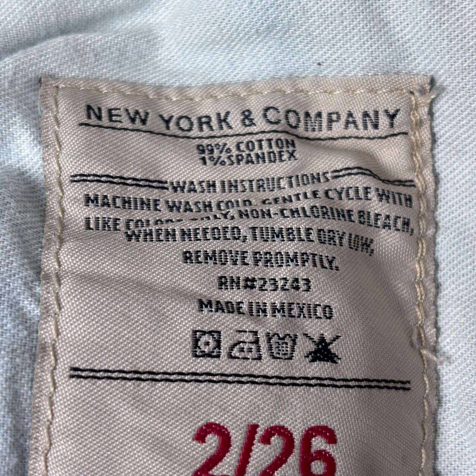 New York & Company Womens Size 2 Jeans Flare Leg … - image 12